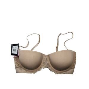 Maidenform Women's Bra Push Up Multiway underwire Back Hook Beige size 34C